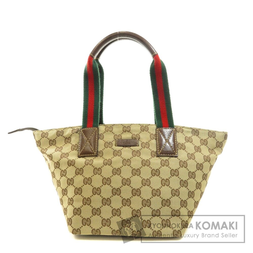 Gucci GG Canvas Sherry Line Tote Bag